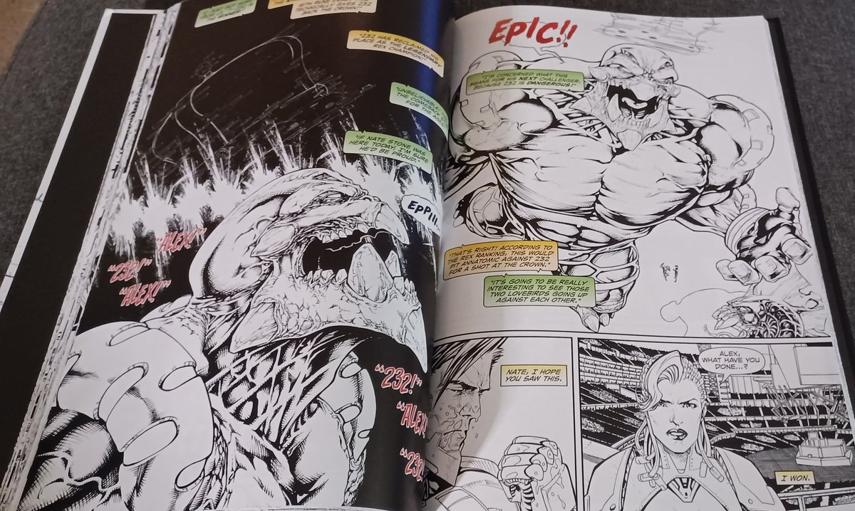 realtarx9's tweet photo. #ingloriousrex line art edition is fantastic @shanedavisart your details are excellent ๐
Hopefully we will have more #ComicsGate creators @EthanVanSciver having cool artists edition ๐ https://t.co/4ldR7pkjNl