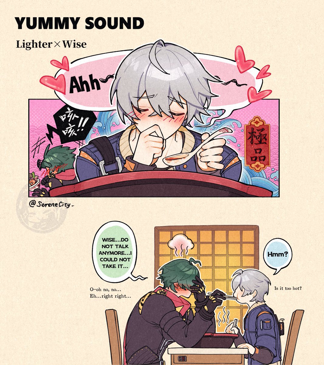 #lighterwise #Lighter #Wise #ZenlessZoneZero
Wise you sound like the most delicious one in hot pot activity…(especially Chinese ver)😋😋😋