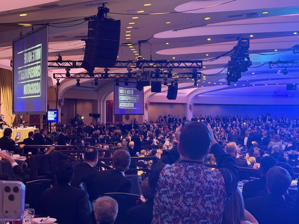 diyarkurda's tweet image. #BREAKİNGNEWS I heard multiple loud popping sounds, described by some as possible gunshots at White House Correspondents’ Dinner. President Donald Trump, the First Lady and cabinet members were swiftly escorted out. United States Secret Service response was immediate. No official