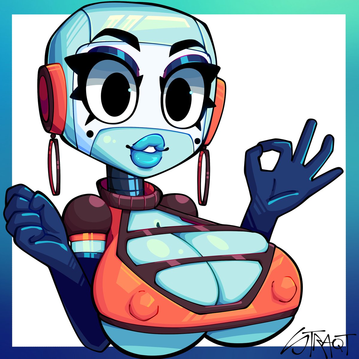 Ctraqt's tweet photo. Robot Girl https://t.co/FXDUiXhd4N