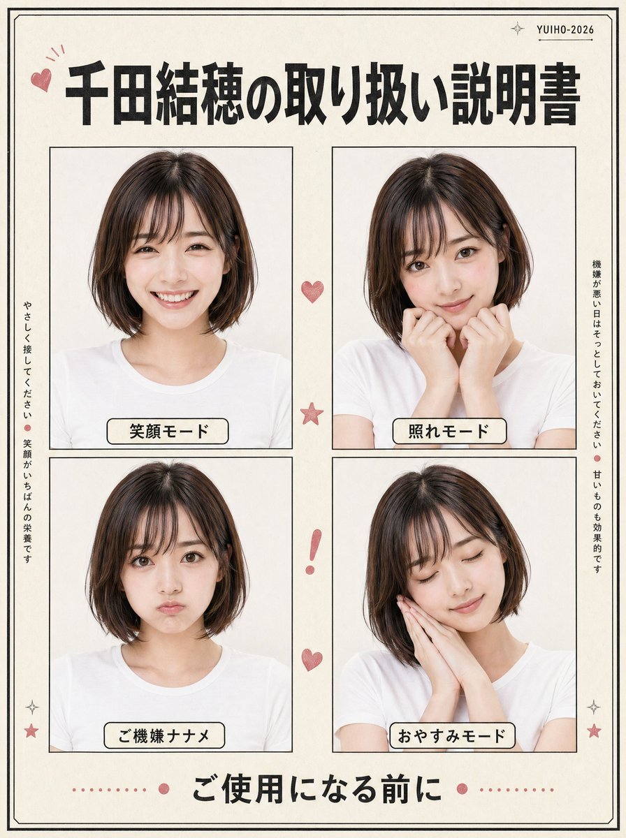 Japanese Character Manual Poster