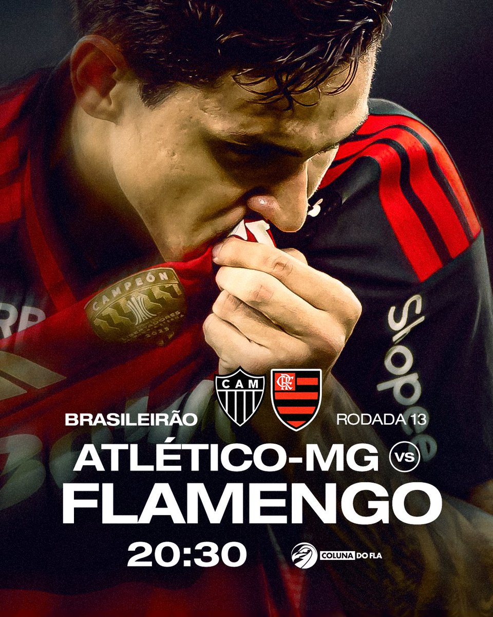 HOJE TEM FLAMENGO! 🔴⚫

🏆 Brasileirão
🆚 Atlético-MG
🏟 Arena MRV
⌚ 20:30
📺 Onde assistir? Sportv e Premiere
