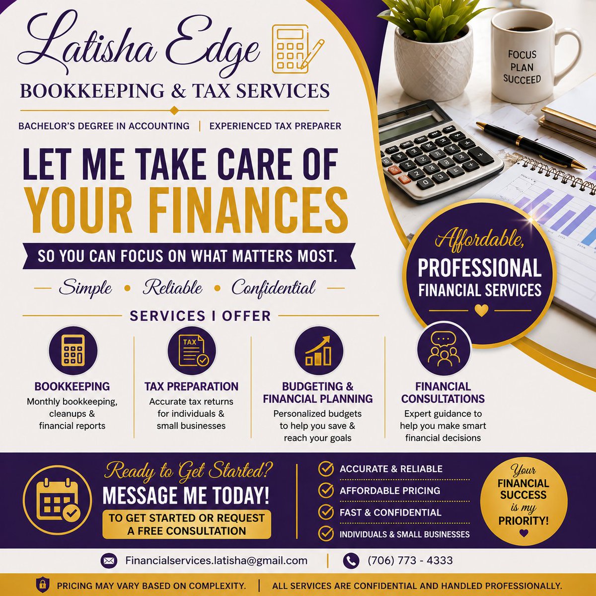 Spaceship_DaKoe's tweet image. 🚨 #Elevate your #finances with #precision and #peace of mind. ✨

📩  SEE #FLYER BELOW FOR #DETAILS ✅💰✨

#Bookkeeping  #SmallBusiness #FinancialPlanning #TaxServices #Entrepreneur #FinanceTips #GamblingTwitter #Gambling #sportsbettor #sportcoin