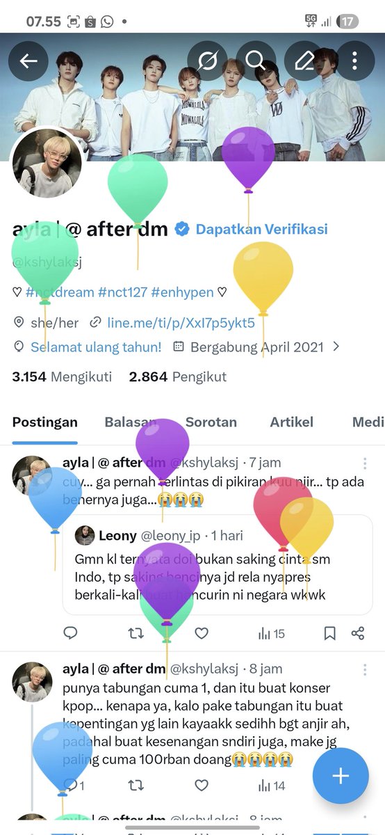 ayla | @ after dm tweet media