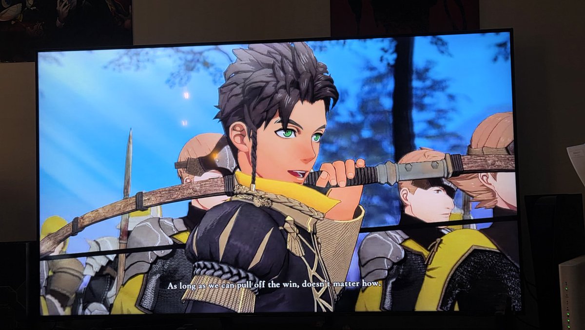 Mikkel_Dane4K's tweet image. #FireEmblemThreeHouses
(2nd playthrough, Blue Lions)

The battle of the Eagle and the Lion.
I love this mock battle, everyone has become so strong.