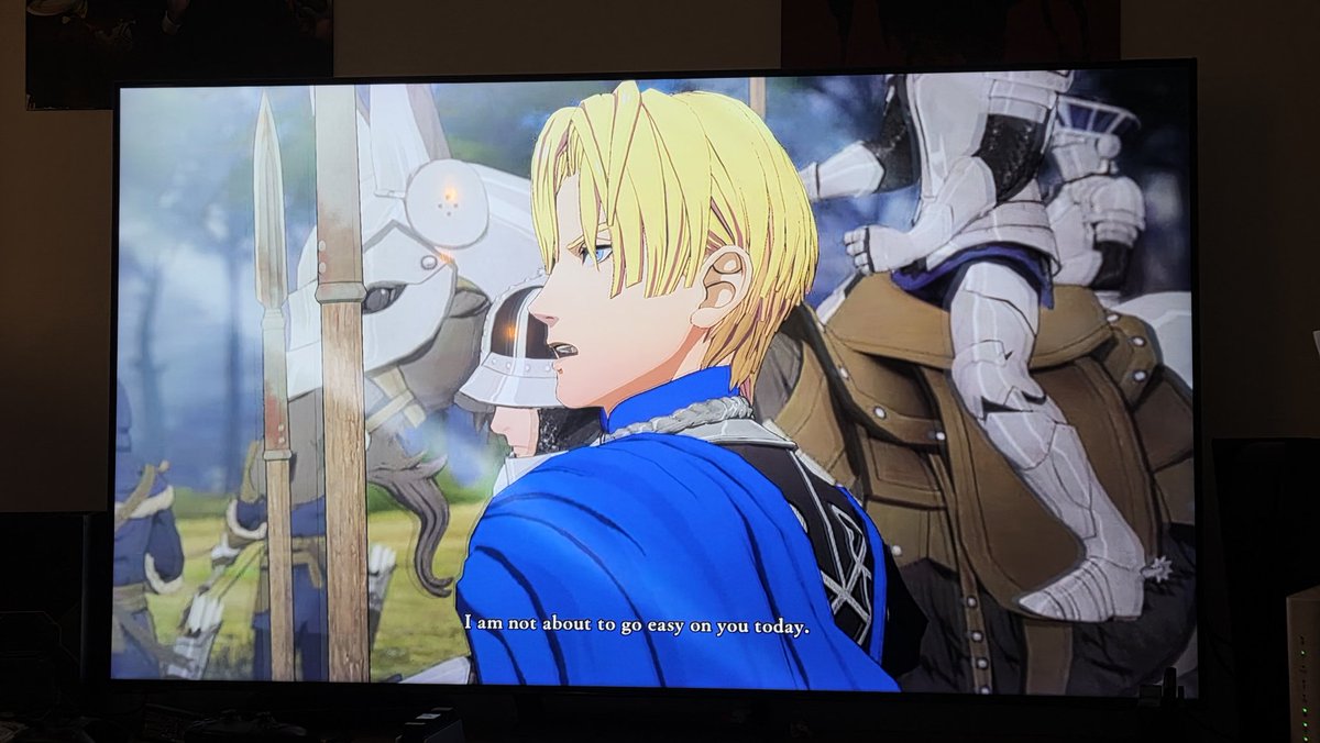 Mikkel_Dane4K's tweet image. #FireEmblemThreeHouses
(2nd playthrough, Blue Lions)

The battle of the Eagle and the Lion.
I love this mock battle, everyone has become so strong.