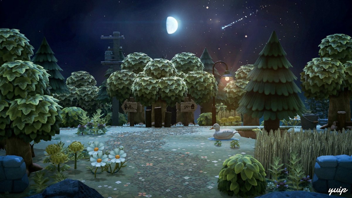 yuip615's tweet image. 🍃𓂃 𓈒𓏸

流れ星と、帰り道⋆ ☄︎. ·˚ *
A shooting star on my way home.

#あつ森写真部 #AnimalCrossing #ACNH