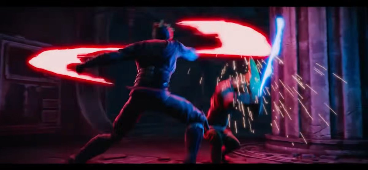 JSolo1994's tweet photo. With that slight annoyance aside, the choreography in this series is brilliant, in both spectacle &amp; storytelling.
I am beyond excited to see more duels featuring the characters yet to appear &amp; how that may further inform our understanding of the Forms as reimagined for Canon
9/9 https://t.co/tMYXFYbGFz