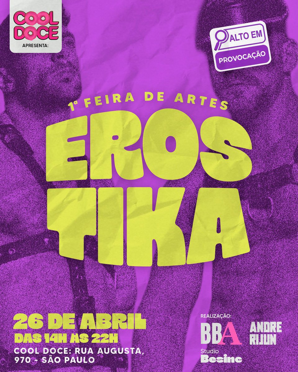 andrerijun's tweet photo. 🔥 AMANHÃ TEM FEIRA EROSTIKA 🔥 https://t.co/oTH5dnaeYP