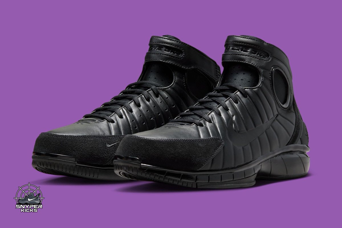 SnyperKicks's tweet image. Nike Air Zoom Huarache 2K4 OT "Black"
Colorway: Black/Black/Black
Style Number: 
Release Date: April 30, 2026
Price: $200
#Black #nike #zoom #huarache