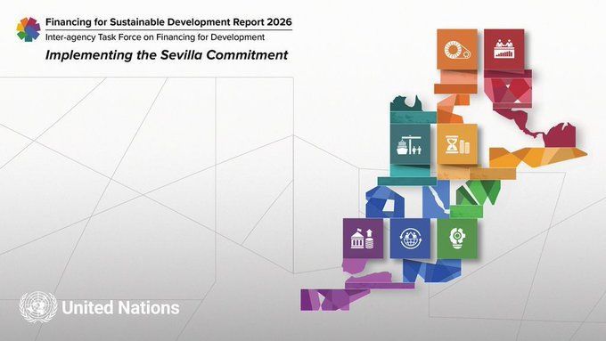 UNGeneva's tweet image. Without renewed global cooperation and political will, the promise of the #SDGs – and a more equitable future – will remain out of reach, new @UN report warns. 

New Financing for Sustainable Development Report 2026: buff.ly/YhflOh6