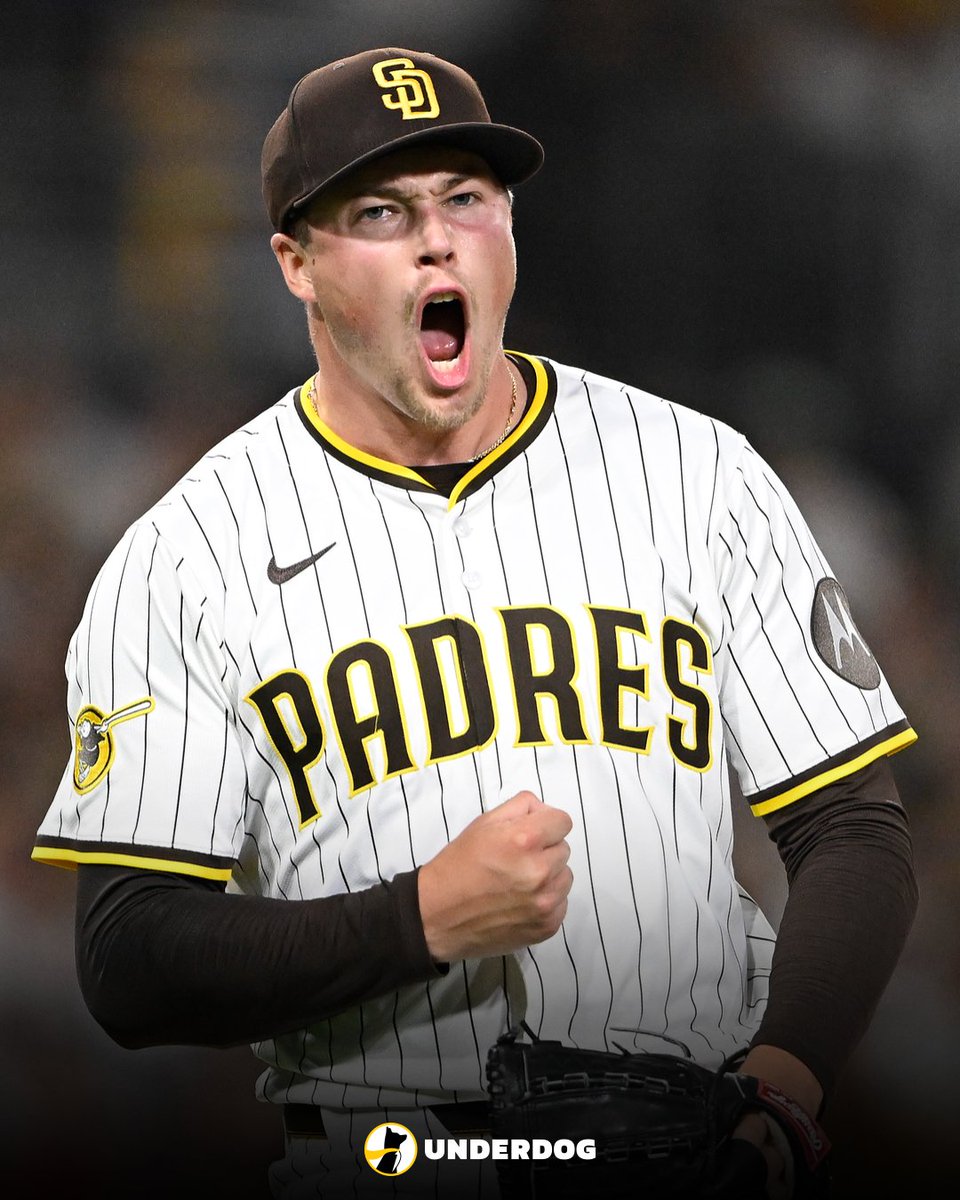 UnderdogMLB's tweet image. Mason Miller during Padres franchise-record 34.2 IP scoreless streak:

69:11 K:BB
.065 BAA
0 XBH
58.5% K Percentage

t-12th in fWAR among ALL pitchers during this span entering play Saturday.
