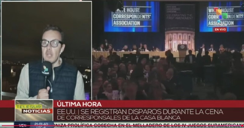 #ÚLTIMOMINUTO | Se registran disparos durante la cena de corresponsales de la Casa Blanca.