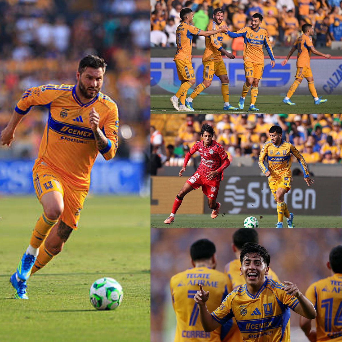 SE ACABÓ. GANÓ, GOLEÓ y GUSTÓ LA U PARA METERSE A LIGUILLA.

Brunetta (2), Correa, Ozziel y Chicha hicieron los goles por parte del conjunto felino.

Gracias Gignac por haber venido a este club. Gracias por ayudar a hacer historia. Aquí siempre serás eterno, LEYENDA!!