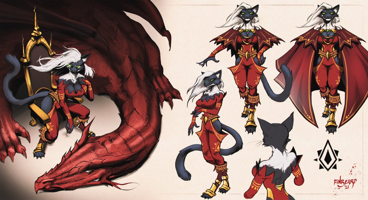 KittyHumility's tweet photo. @LeoSaurusR3x Would love to see my cat villainess, Pride! https://t.co/Wln1HvtkU9