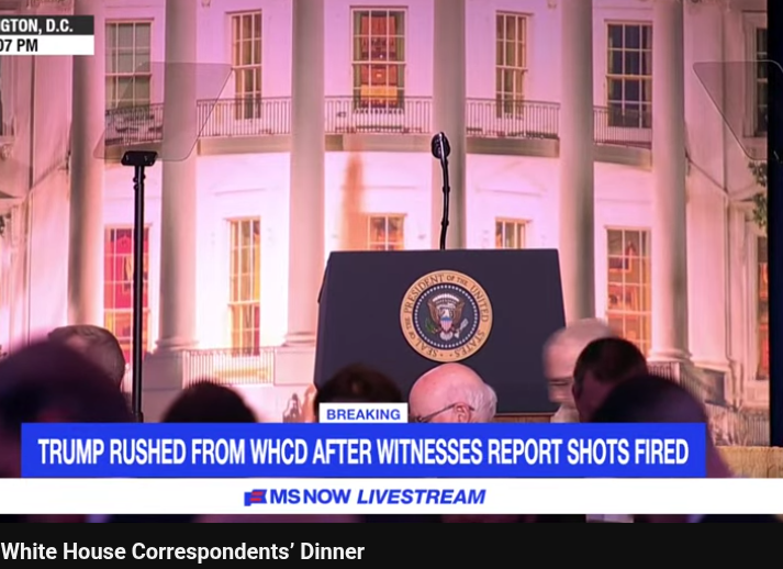 1arc_org's tweet photo. #BREAKING
#BREAKINGNEWS

SHOTS FIRED at White House Correspondence Dinner https://t.co/yxF1cbu1tL