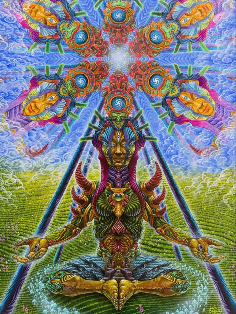 DrMaurice1244's tweet image. Hive Mind by Luke Brown 😍🤩 #trippy