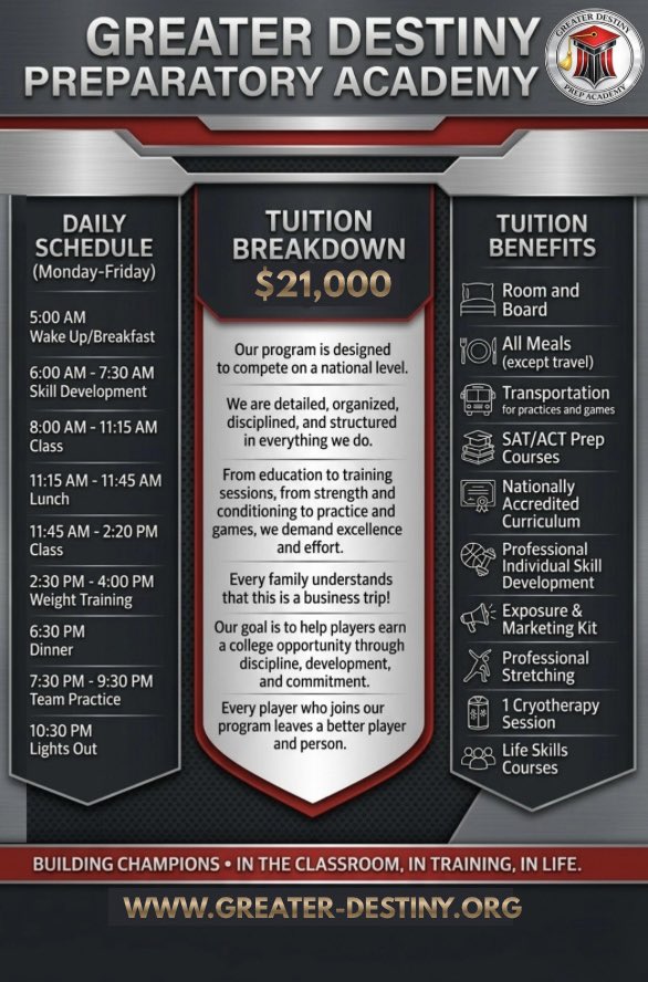 Greater Destiny Prep Academy tweet media