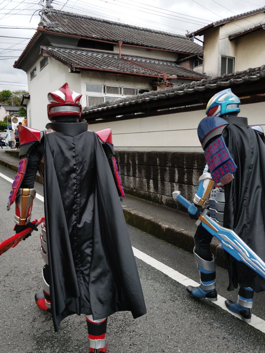 これより武者行列参加します！
#グランパワーヒノクニ