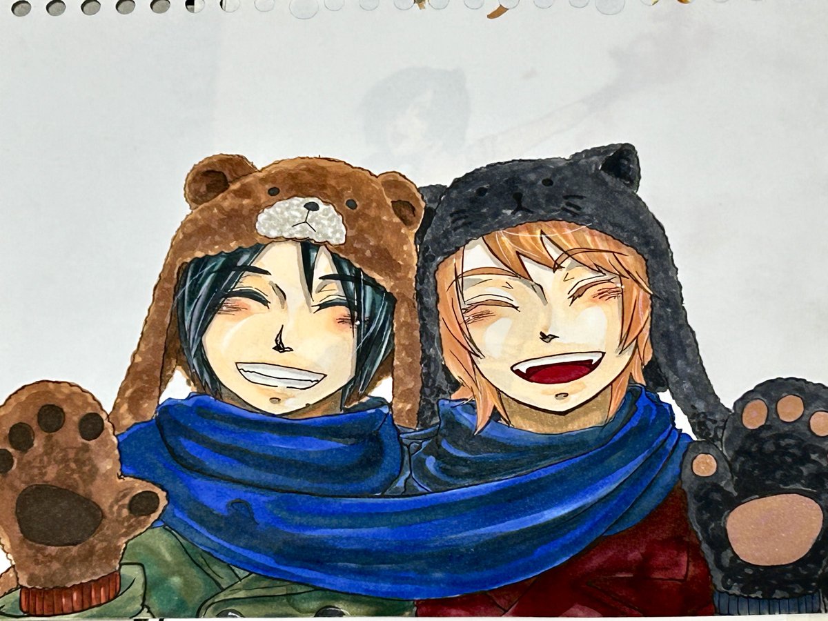 salmiakko's tweet photo. 未成年時代の絵が出てきて感傷に浸っている… https://t.co/IWhAm7tSGk