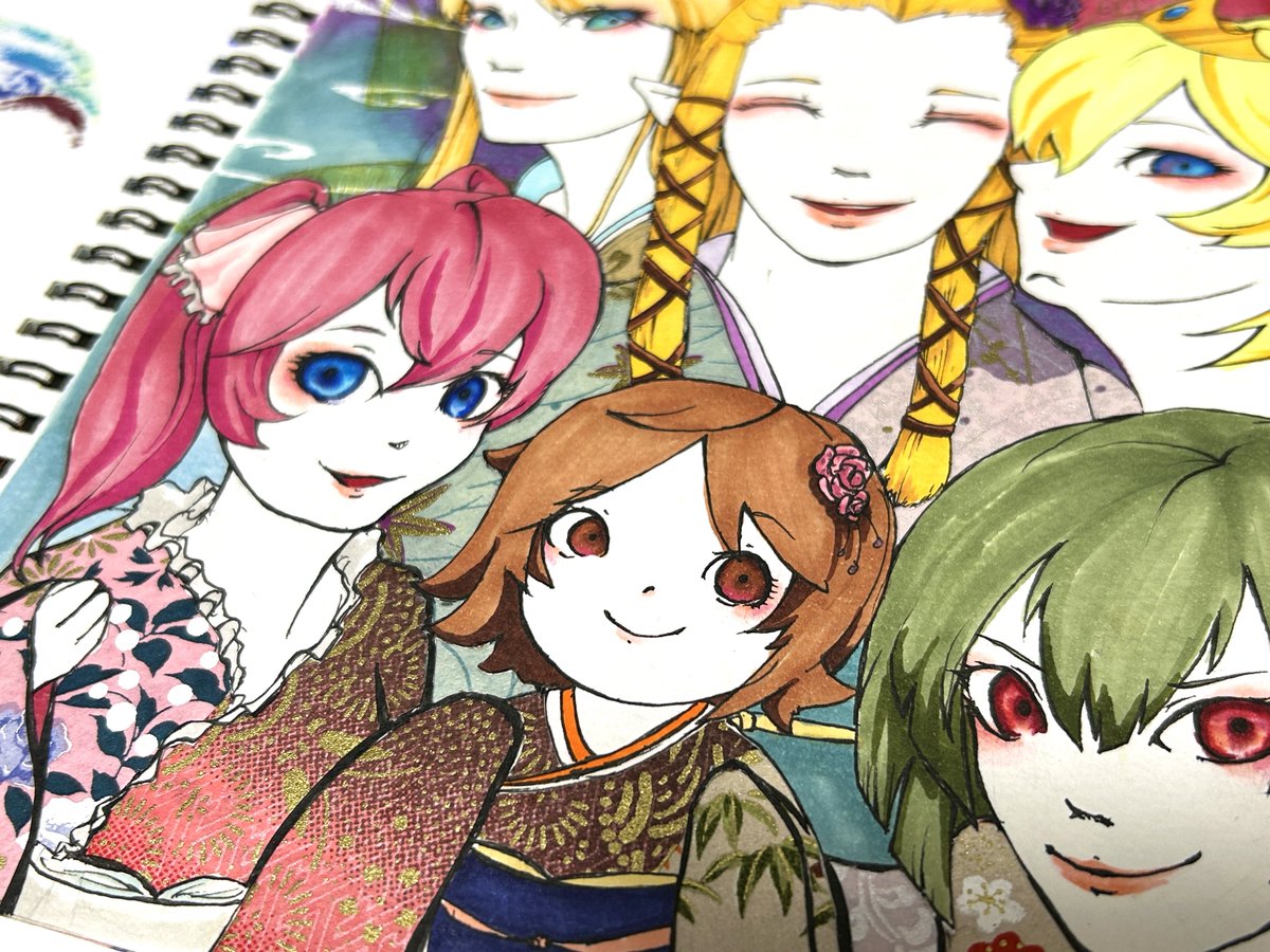 salmiakko's tweet photo. 未成年時代の絵が出てきて感傷に浸っている… https://t.co/IWhAm7tSGk
