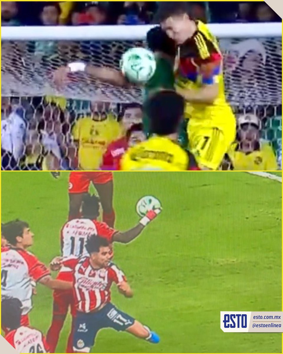 Gracioso por qué hace 4 días decían que lo del América era robo, entonces bajo sus criterios hoy se marcó correctamente y también están llorando, no los entiendo