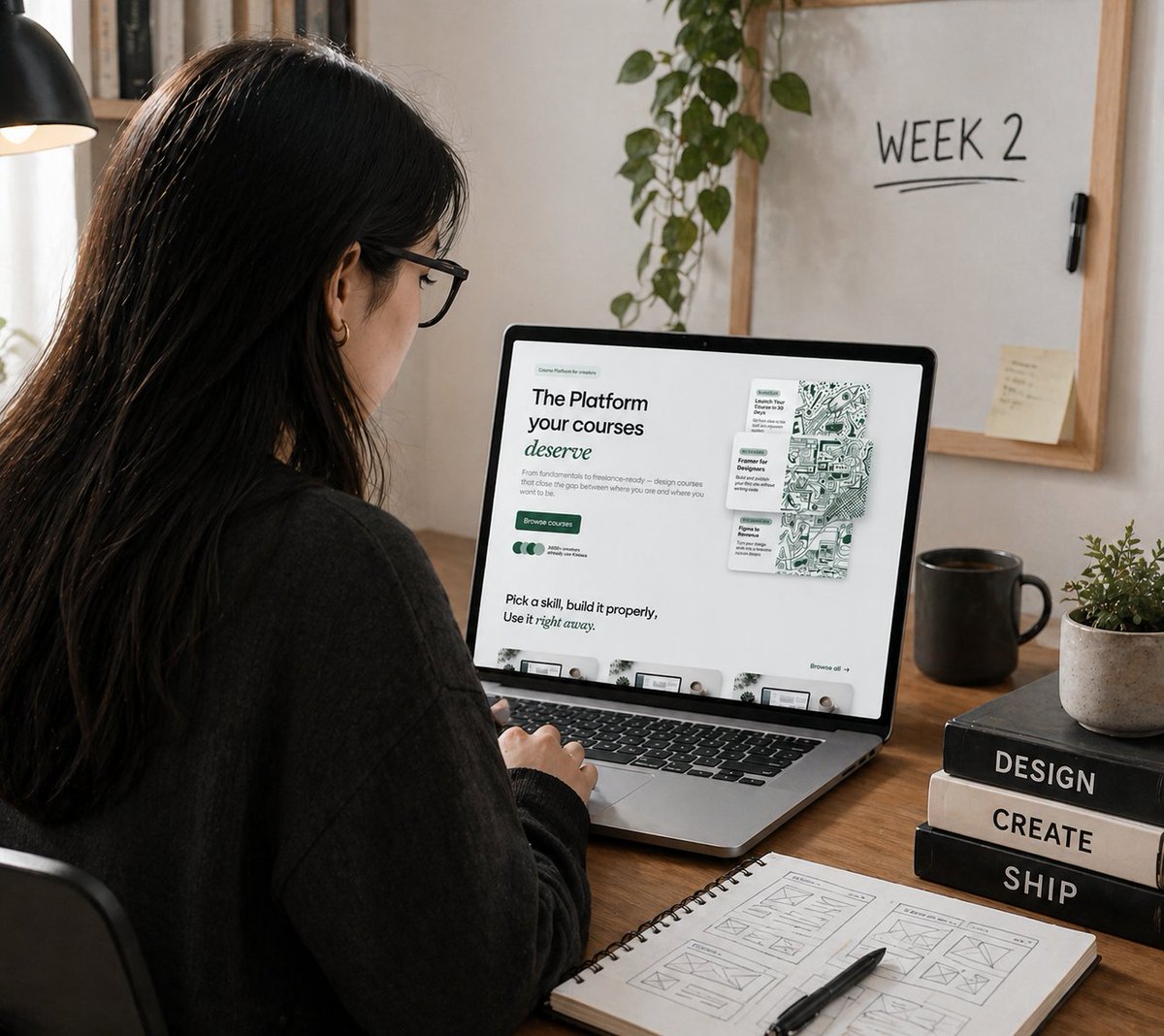 updeshframes's tweet photo. week 2 of #FramerChallenge

currently building my first Framer template - it's for course creators who actually want a brand — not just a landing page

10 pages. CMS-powered. clean and minimal.

still in progress but it's coming together 👀

revenue: $0 (for now) https://t.co/XN7D4qQd2h