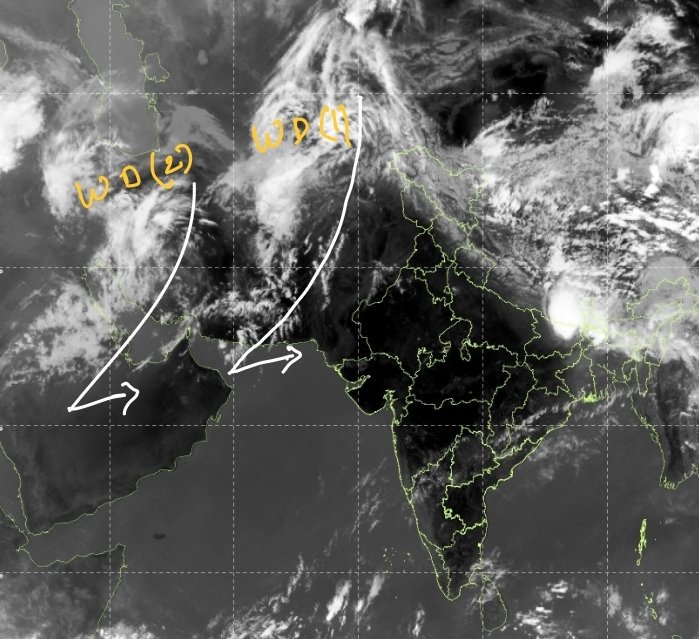 navdeepdahiya55's tweet image. The only ray of hope to eliminate the #Heatwave in north #India lies in these back-to-back approaching Western Disturbances.

Isolated dust storms and rain are expected to begin from the evening of 27th April. Widespread dust storms and thunderstorms are likely during 28th–30th