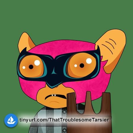 ThatTarsier's tweet image. Warning: This tarsier stares into your soul… and your wallet. 👀
Adopt him digitally before he causes more mischief!
#ThatTroublesomeTarsier via #opensea:
 opensea.io/assets/matic/0… 

#SaveTheTarsier #Conservation #NFT #Collectibles #wildlife #endangeredspecies 9822