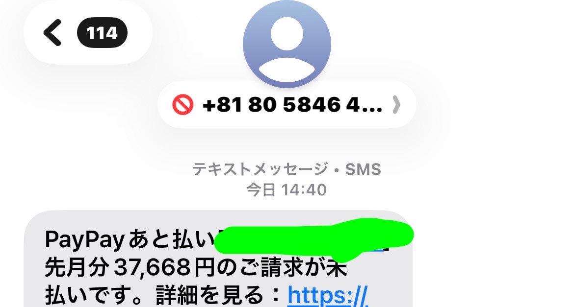 Itari_IDDM's tweet photo. これ身に覚え無さすぎて調べてみたら普通に詐欺メールだった

数タップでPayPayに移って支払えるようになったてたからかなり危ない

なんか儲けた気分になったぜ https://t.co/4E3tjMKbBo