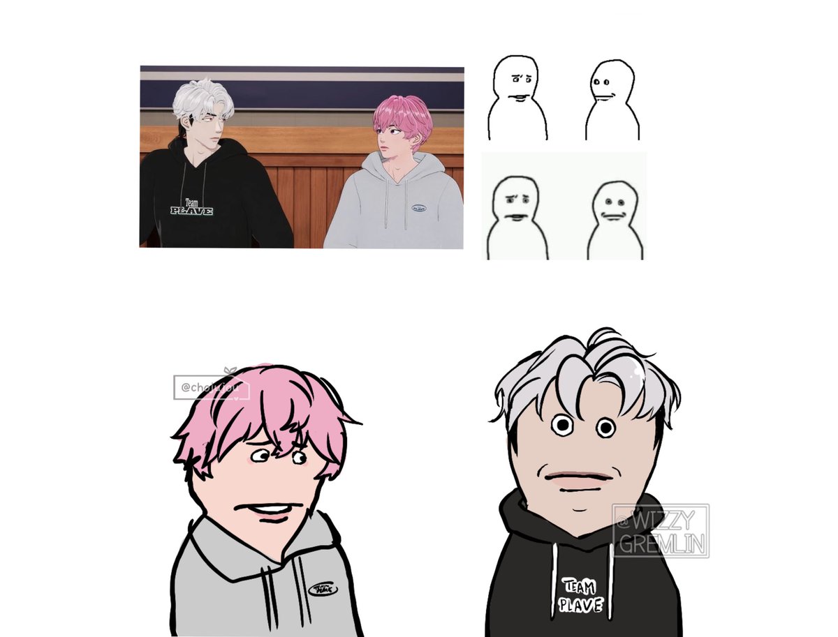chojujou_'s tweet photo. plave 💩posts [1/2]

collab w/ @ wizzy.gremlin (insta!)

we had tm freedom

if anyone knows the og accounts/creds for each base please lmk!! i can’t find them :((

#plave #플레이브 #plavefanart #shitposts #doodles https://t.co/p0x26OZ5Ry