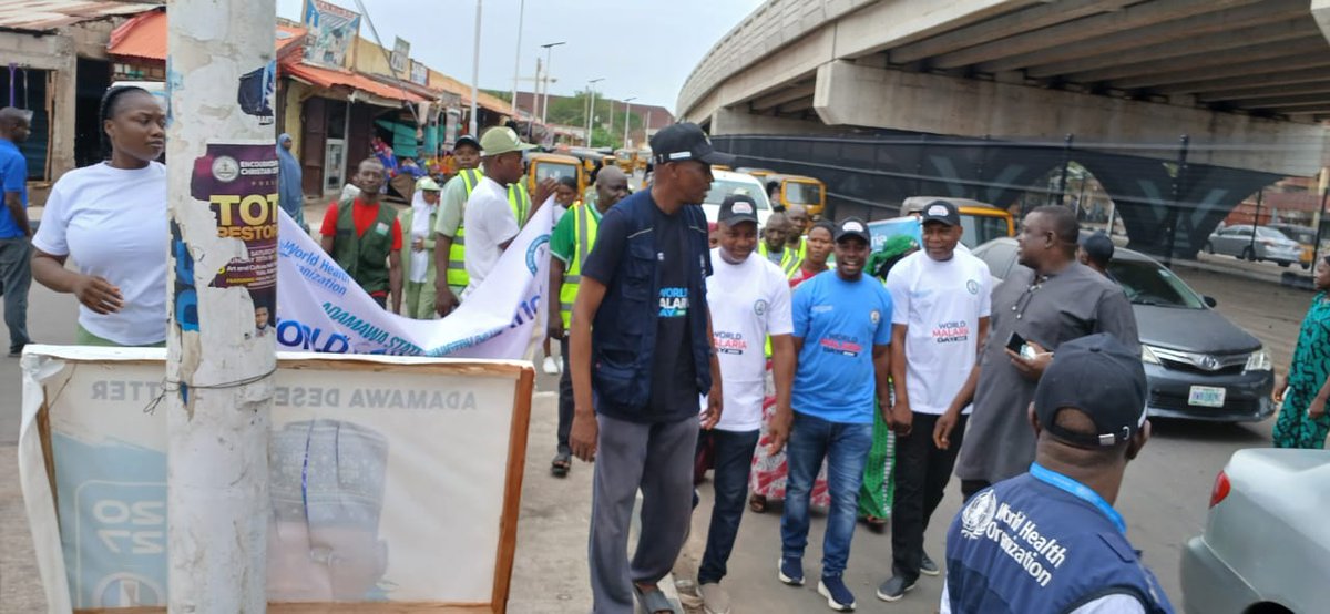 TanimuA26541817's tweet photo. WHO Adamawa State, in collaboration with the State Ministry of Health and NYSC, commemorates African Vaccination Week &amp; World Malaria Day by engaging communities and promoting the life-saving importance of vaccination and malaria prevention.@WHONigeria  @Fmohnigeria @WHONigeria https://t.co/SydHZIomk6