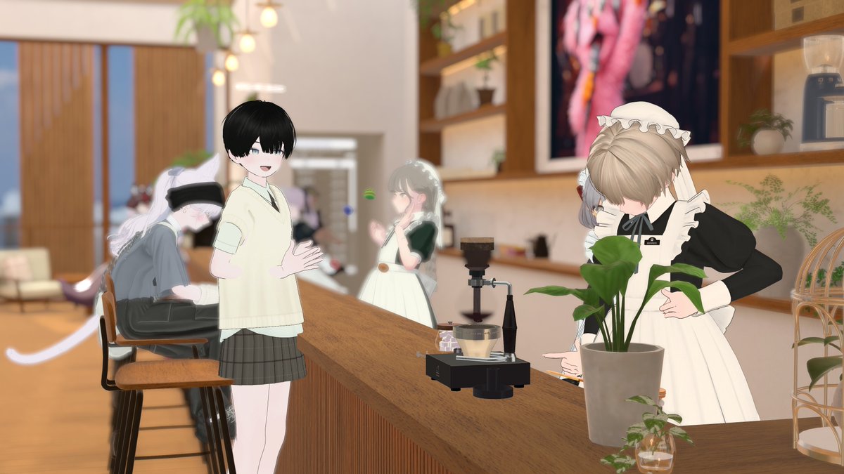 VRCイベント『店長不在のカフェ』 tweet media