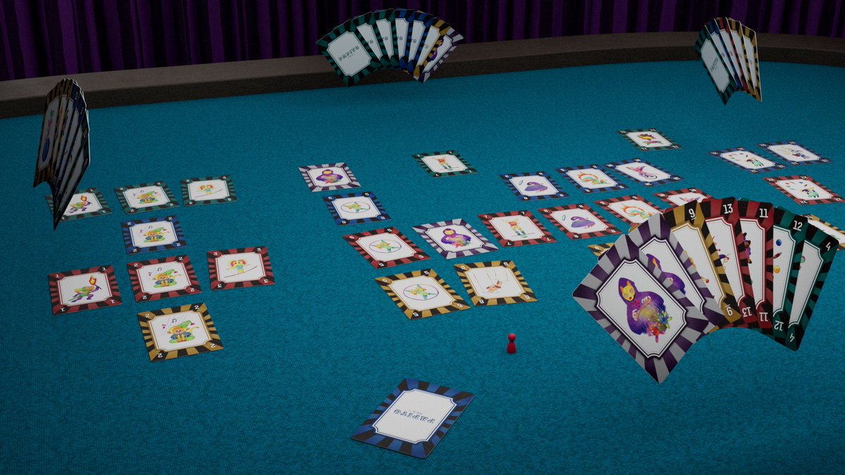 SuiWorks_dtp's tweet photo. ゲームマーケット2026春に持ち込む作品

『PAPITO パピトー』

ジジ抜きベースの、推理×協力ゲーム。
欠けたカードの相方を探しながら進めていきます。

でも1周して誰もペアを出せなかったら全員敗北。
うまく空気を読みながらペアを作るのがカギ🔓 https://t.co/pGN7oiZNUU