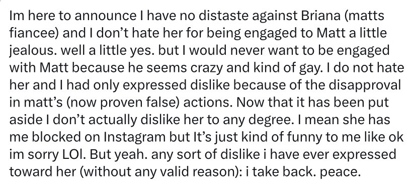 headisinthesun's tweet image. #zen
tldr: you dont have to hate a woman because she is in a relationship with your favorite white man
