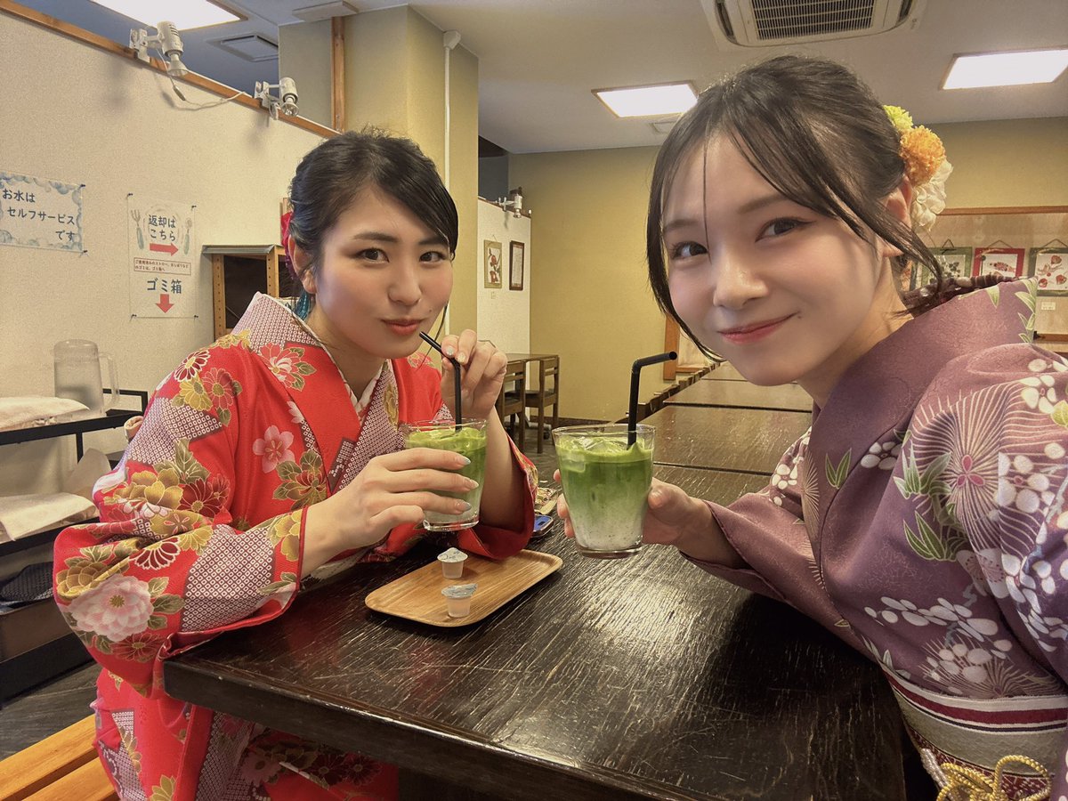 可愛い可愛い川村あい様(@kawamura_ai0608)と…💓
一緒に抹茶ラテ飲んだよっ☺️癒されたぁ。 https://t.co/YlMZLXrQ0A