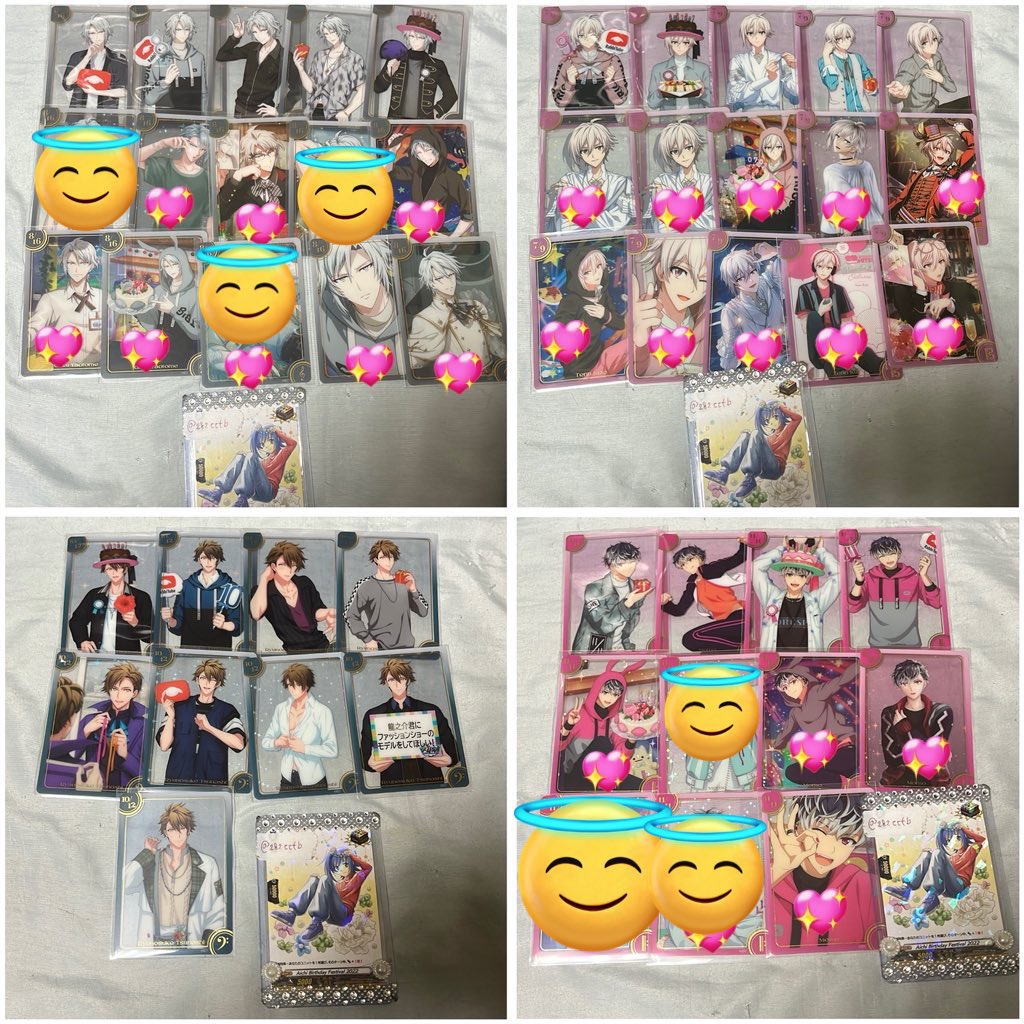 282ttfb's tweet photo. 【交換/譲渡】アイドリッシュセブン アイナナ バースデービジュアルクリアカードコレクション 16 STAR SIGNS バースデーストア クリカ

譲→一織、三月、巳波、ナギ、陸、天、楽、龍之介、百、トウマ、悠、千

求→リプライ画像or 無印200円/ 💖330円

💖はひとまず新規SSRと交換優先
郵送のみ https://t.co/YeKAAJDuNe