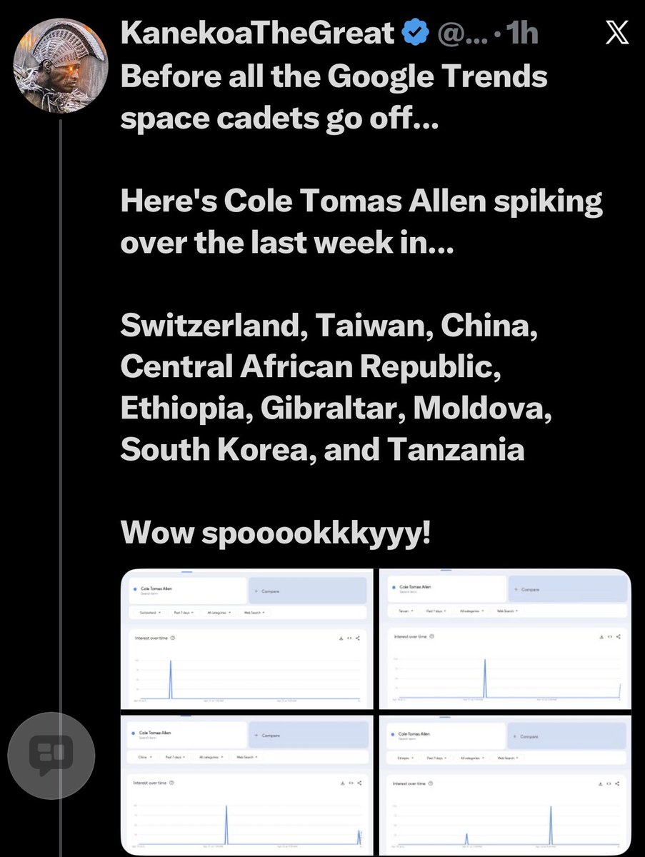 Here we go with " lone gunman" assassin searches days before the assassination. Was this an RFK style assassination with the wild lone gunman at a distance and the short pistol up close covered in the confusion?