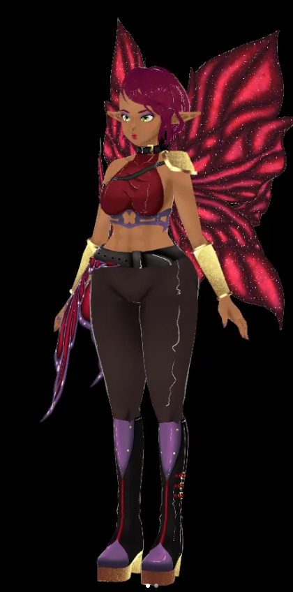 PixiePalettes's tweet photo. I'm holding a fanart contest for my new model. Winner gets a free artpiece or a custom vroid model/blender edits. All entries must be in by the 23rd of may. Included are my model, and references of the art and vroid. https://t.co/HugOv6VN5g