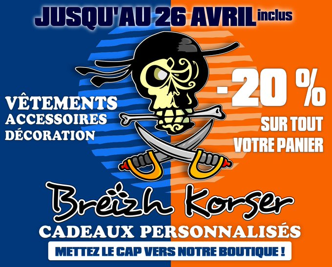 ArmelleAyrault's tweet image. 🚨Dernier jOur pour profiter de -20 % sur tout votre panier Breizh Korser 😊
▶️breizhkorser.myspreadshop.fr

#tshirts #accessoires #decoration #vetements #ideescadeaux #cadeauxpersonnalises #soldes #BonsPlans #promo #OffreSpeciale #OOTD #spreadshirt #breizh #debardeur #sweatshirt #bzh