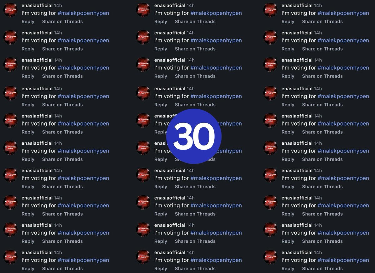 30 MINUTES LEFT BEFORE TODAY’S VOTING ENDS 📢

Make sure you have used all 30 of your website votes for ENHYPEN and have posted a total of 30 valid voting replies on the AMAs Instagram post for Day 9. 

🔗 vote.theamas.com/best-male-k-po…
🔗 instagram.com/p/DXHH2kplOBV/ 

GO BIG FOR ENHYPEN AT