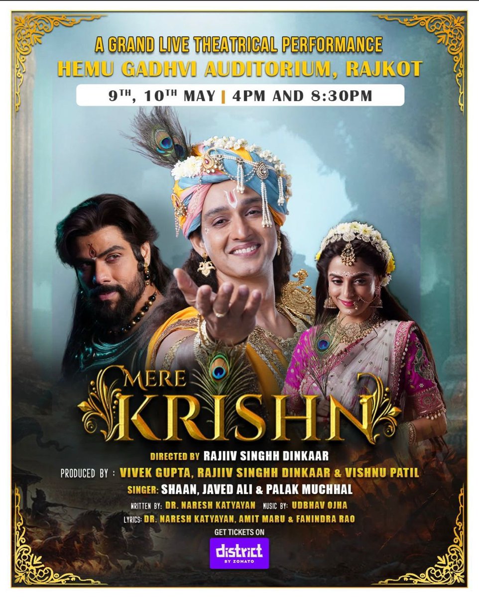 SunandaJoshi___'s tweet photo. Ye sirf play nahi experience hai 😍
Har scene dil ko touch karega
Super excited 🙏
Mere Krishn Play
https://t.co/AXdgM5Jpfn