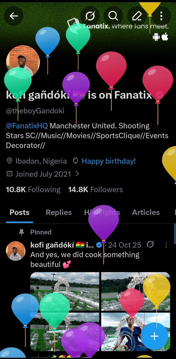 kofi gañdókí 🇬🇭 is on Fanatix tweet media