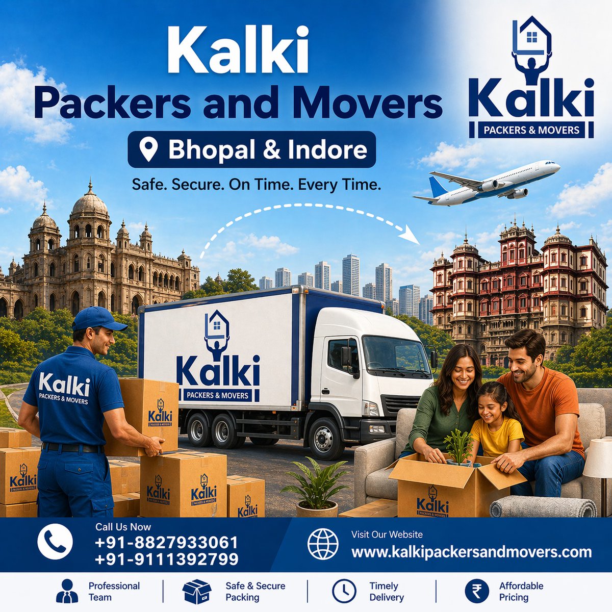 KalkiPackers's tweet image. 📦 Trusted Packers &amp;amp; Movers in Bhopal and Indore
✅ Safe Packing
✅ Timely Delivery
✅ Stress-Free Shifting
📞 +91-8827933061 | +91-9111392799
🌐 kalkipackersandmovers.com
#PackersAndMovers #RelocationExperts #cartransport #HouseShifting #OfficeRelocation