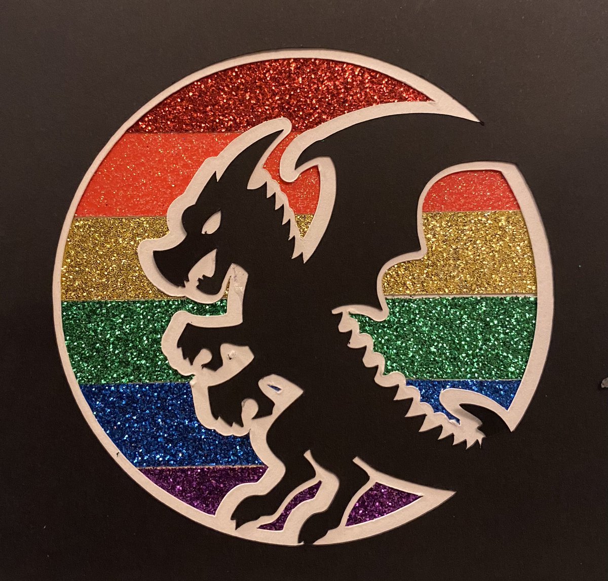 ArtistCreatCutC's tweet image. Decoupage rainbow pride synthwave with anthro creatures, animals, and other creatures. #brony #furryarwork #pride