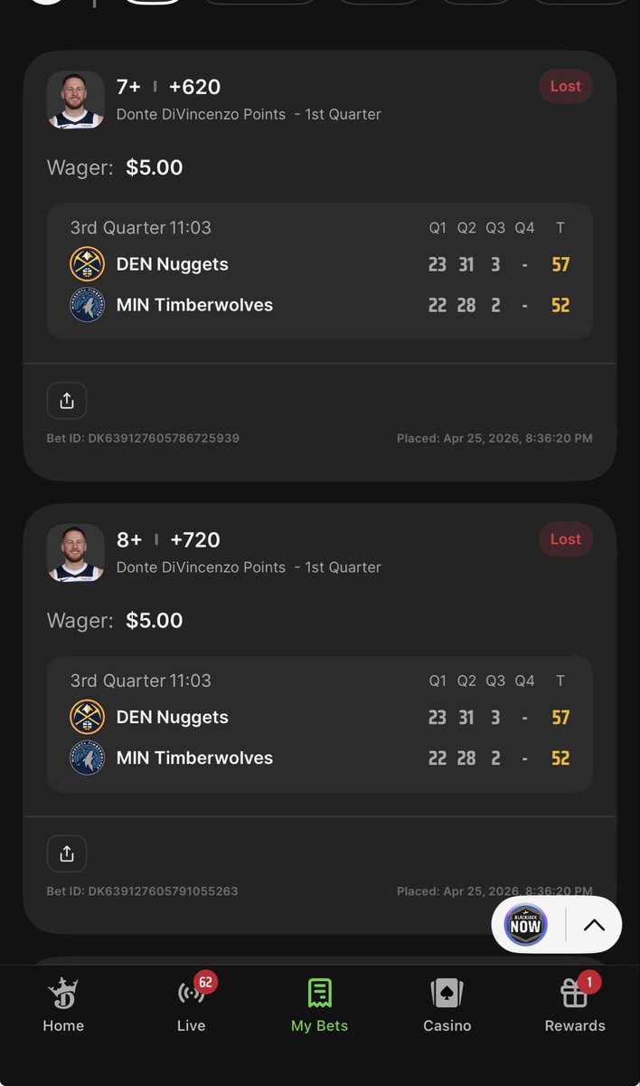 MindHeartSoul33's tweet photo. @DKSportsbook What about these??? https://t.co/RyNYHGDXjl