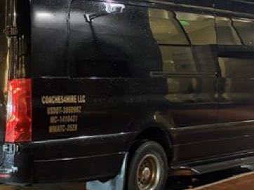 FiresideBsbl's tweet photo. The Red Sox FO Van had “COACHES4HIRE” on it after the firings 😭 https://t.co/wcPy9COPSU
