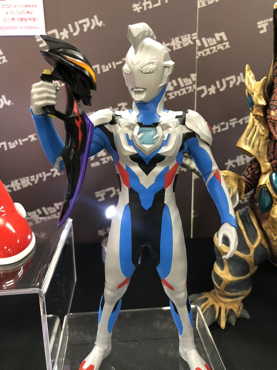 shounen_ric_xp's tweet photo. スーパーフェスティバル94 展示品紹介🎪
大怪獣シリーズUNGよりウルトラマンゼット オリジナル が登場！
特徴的なカラーリングやデティールを細かく再現💤
続報をお楽しみに👊

#エクスプラス #少年リック #ウルトラマン　#スーフェス　#スーフェス94 #ウルトラマンゼット https://t.co/XOOa495DS3