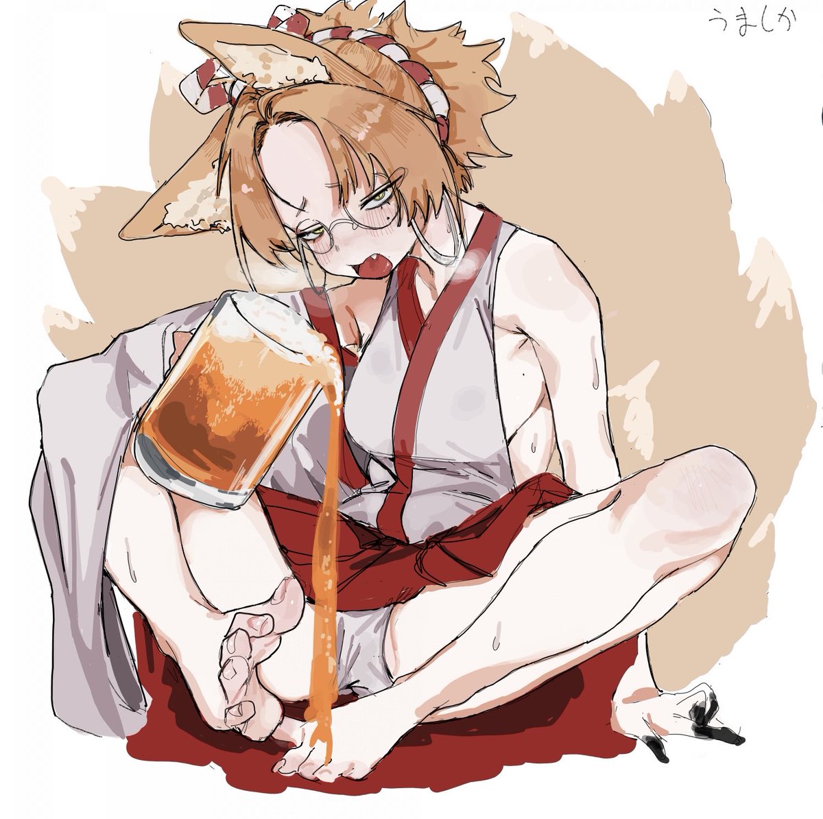 #やみちデザコン
優勝しました
お題 【狐・酒・丸】 