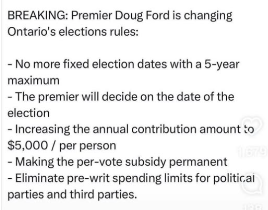 FairplayDesigns's tweet image. Seems ford started changing election laws recently also: